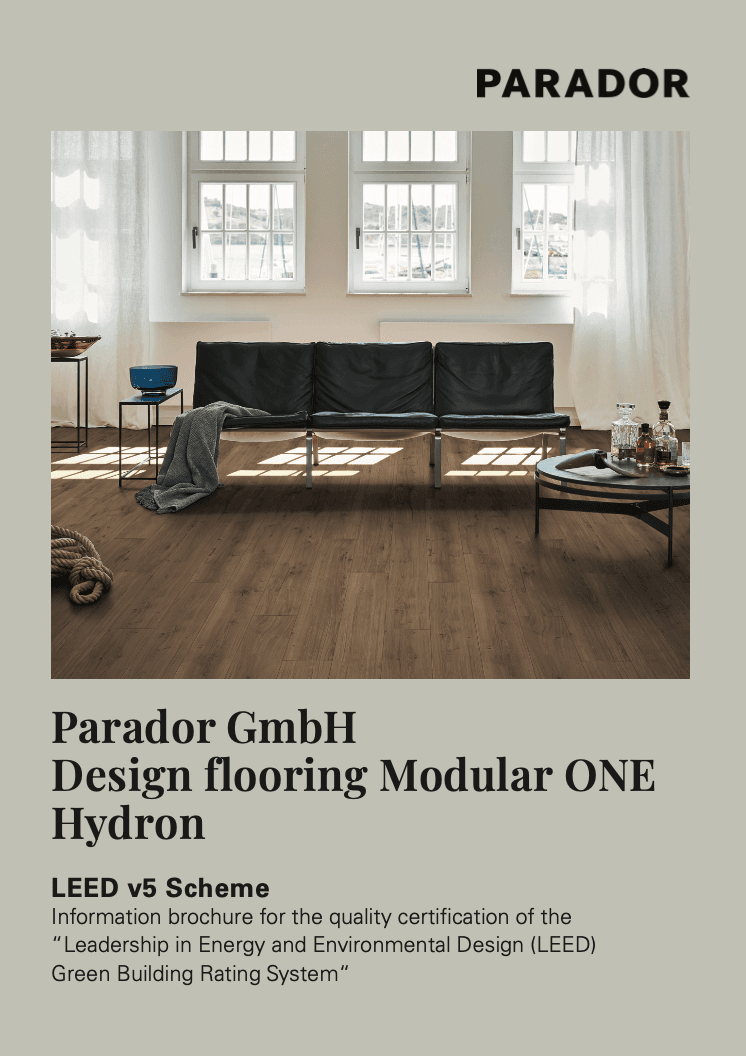 Modular ONE Hydron: LEED v5 認証評価ファクトシート